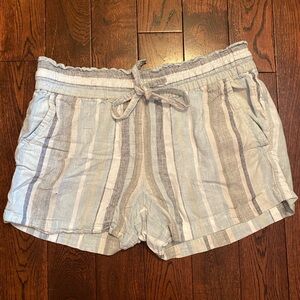 LOFT Women’s Striped Shorts Size S